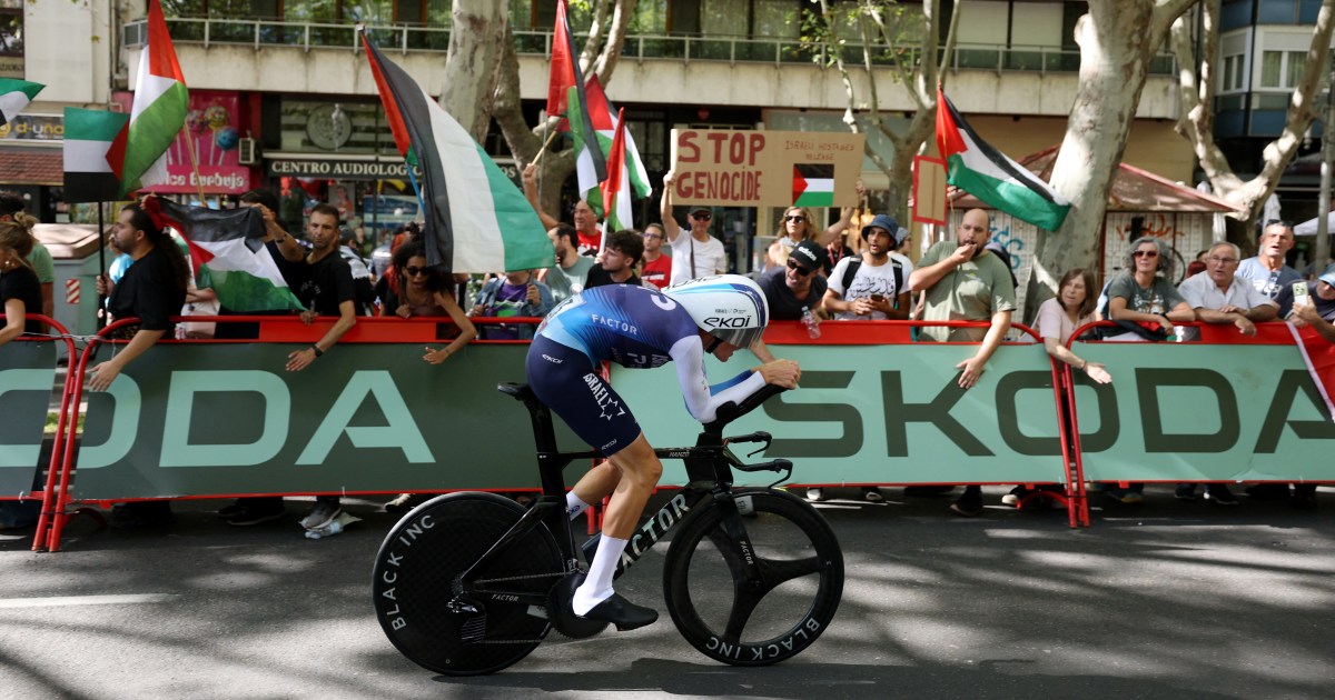 Israeli team out of top Italian cycling race over Gaza war protest concerns