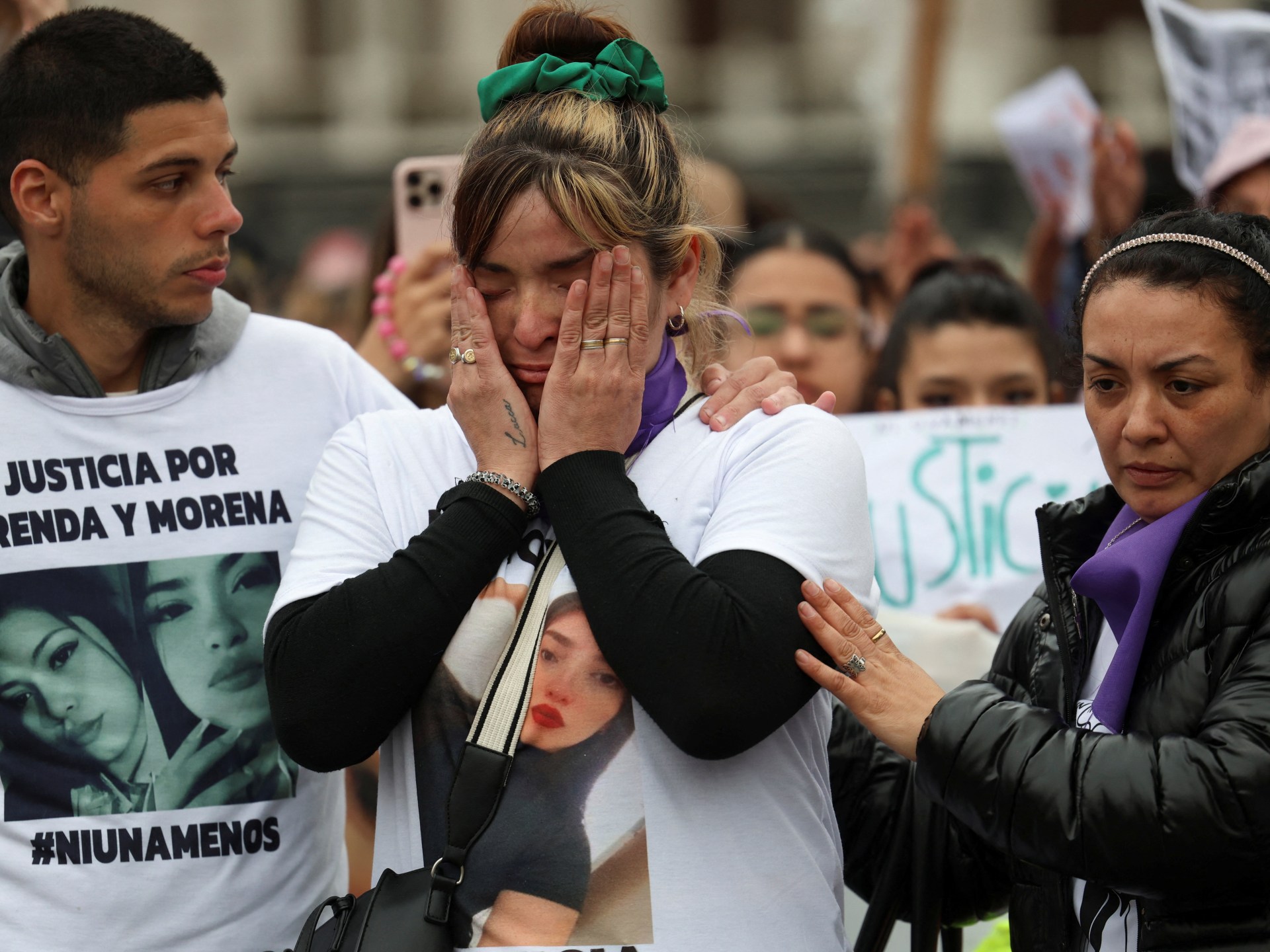 Thousands protest livestreamed murder of 2 women, young girl in Argentina