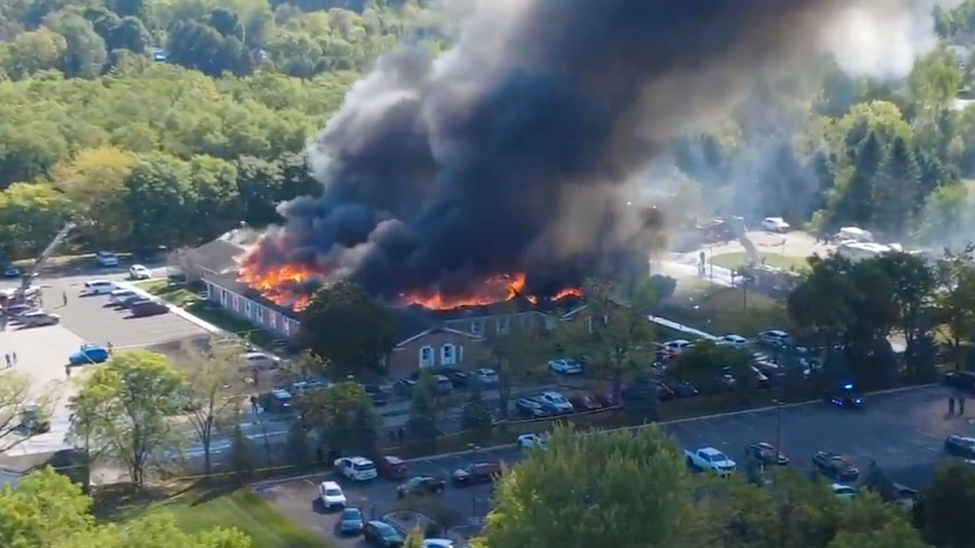 At least five killed after US church set on fire during mass shooting