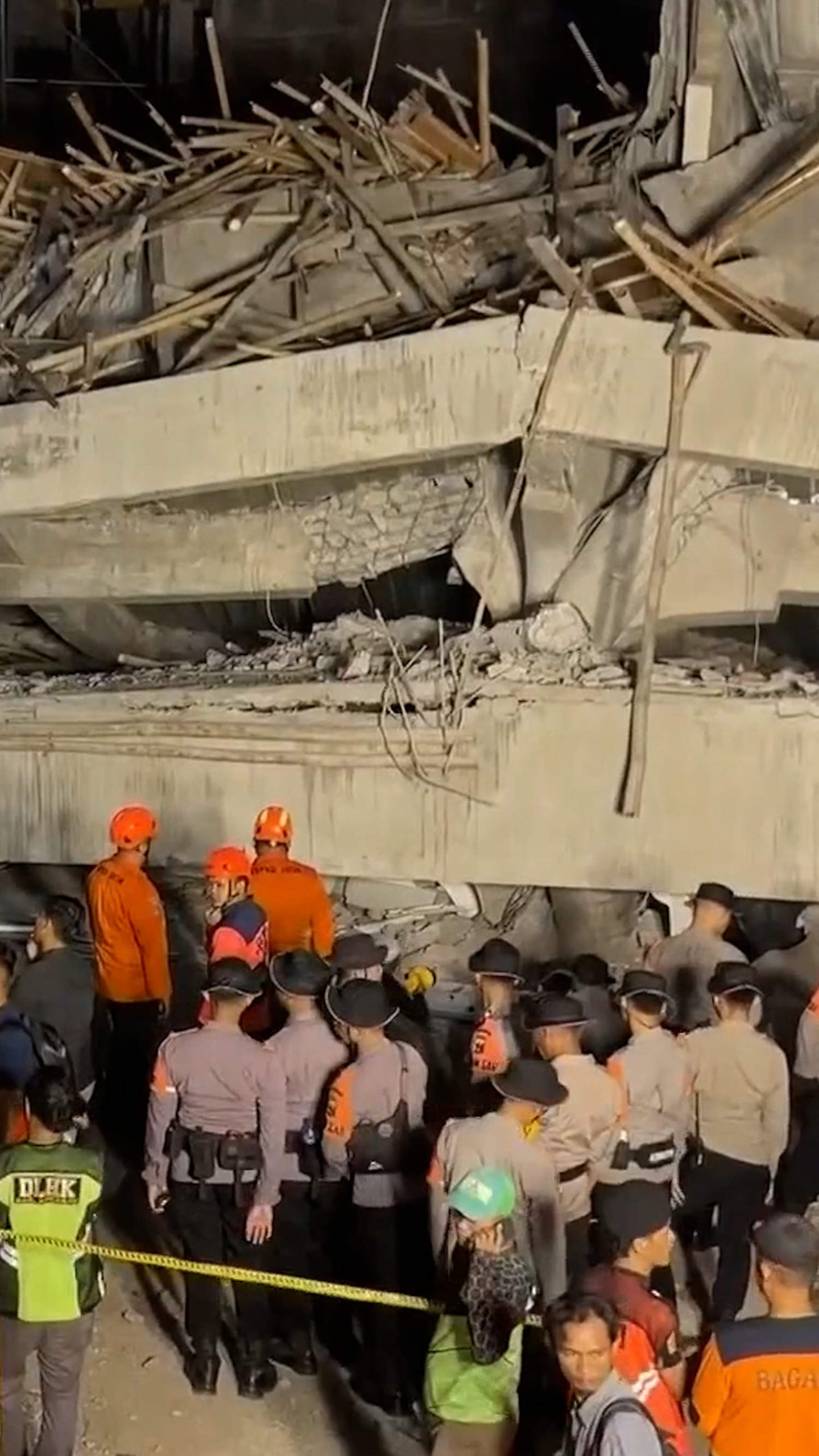 Indonesian school collapse leaves one person dead