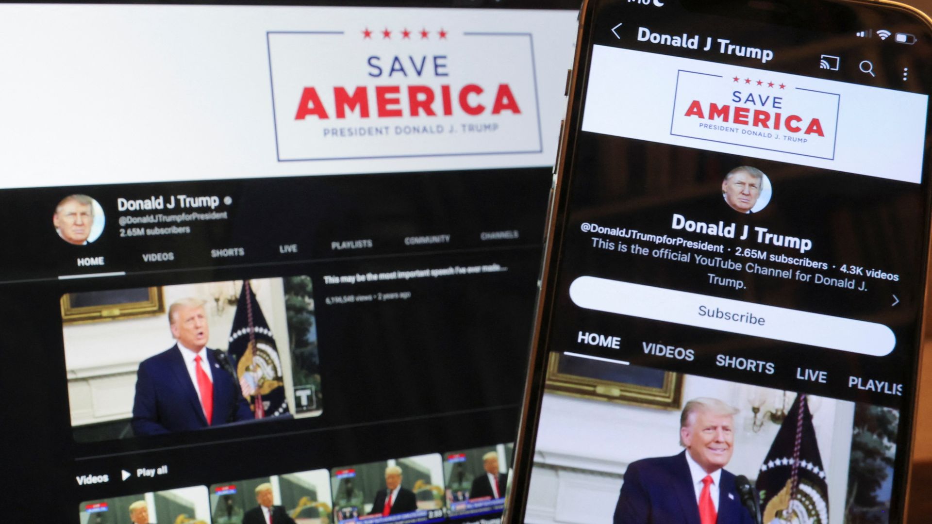 YouTube to settle lawsuit with Trump over account suspension