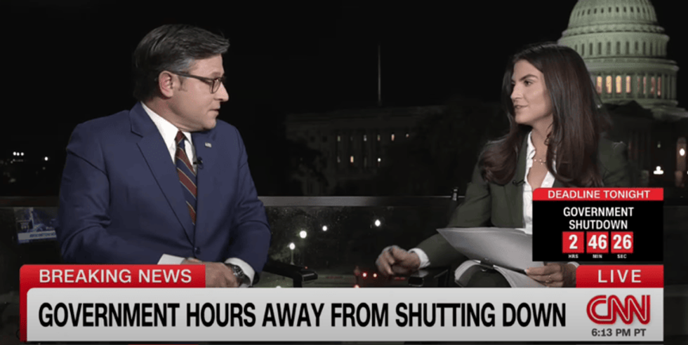 ‘Nonsense, look at the facts’: Mike Johnson bristles during tense CNN interview