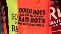 Benidorm cracks down on lewd t-shirts and items in shop windows