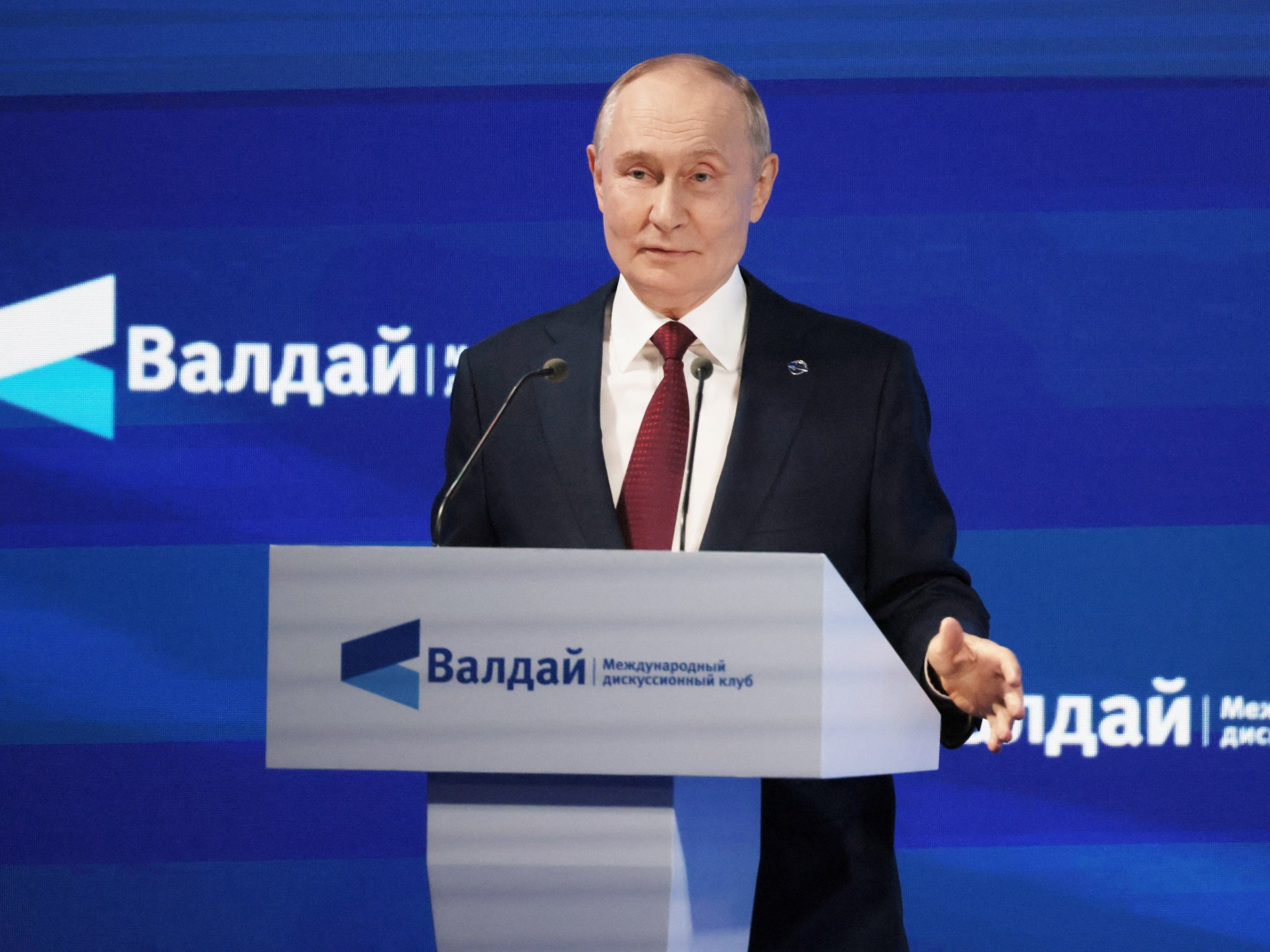 Putin warns of harsh response to ‘Europe’s militarisation’