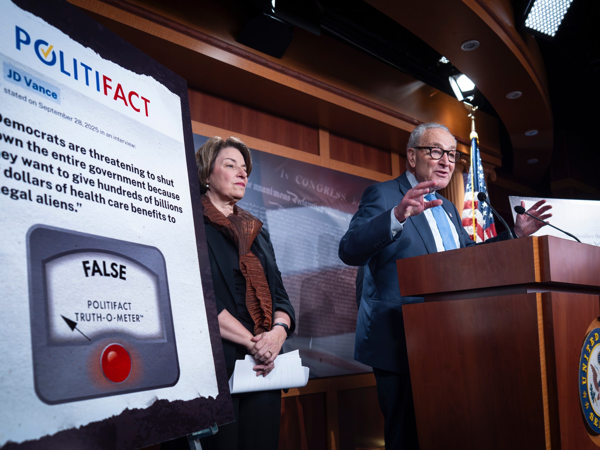 ‘Will they change course?’: US Senate in deadlock over government shutdown