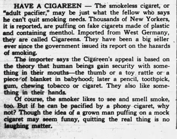 The Cigareen