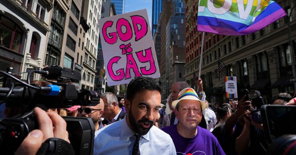 Democratic candidate Zohran Mamdani smiles in photo with key “Kill the Gays” lawmaker