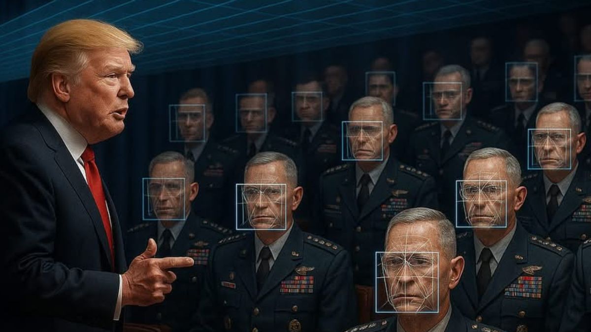 Inspecting claim Trump used AI to test loyalty of generals