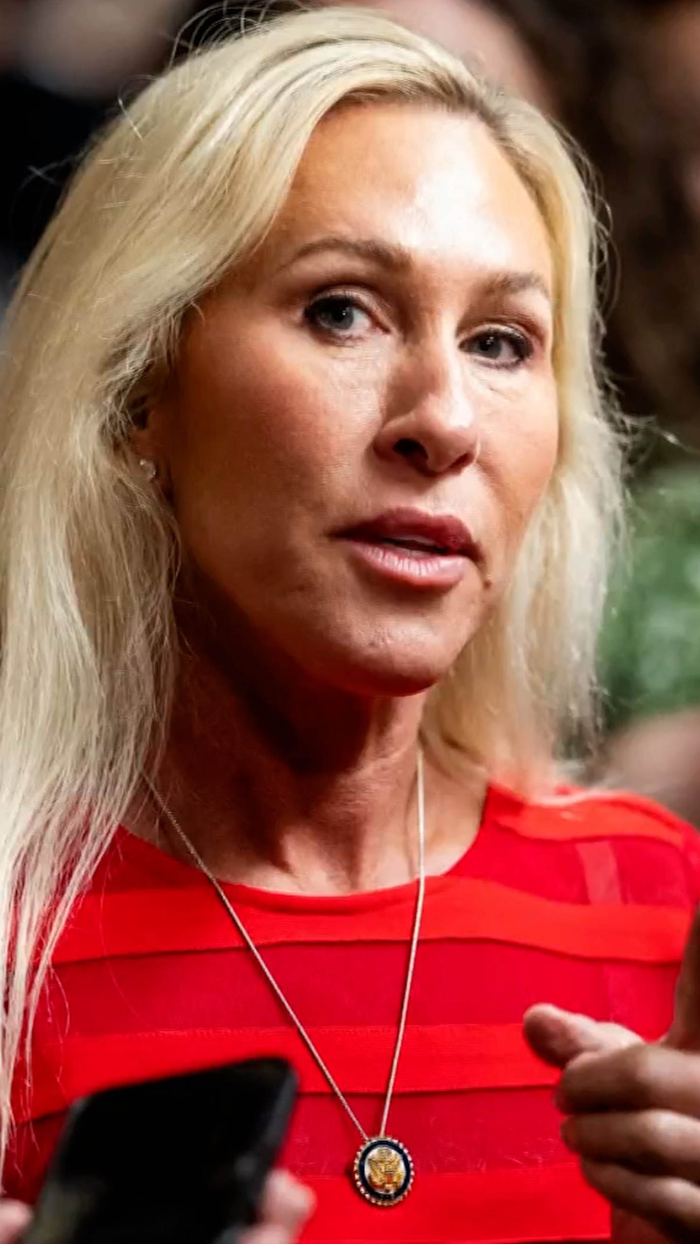 Marjorie Taylor Greene breaks with GOP on Obamacare