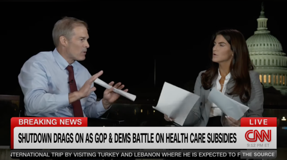 ‘Don’t change the subject!’: Kaitlan Collins clashes with Jim Jordan in fiery interview