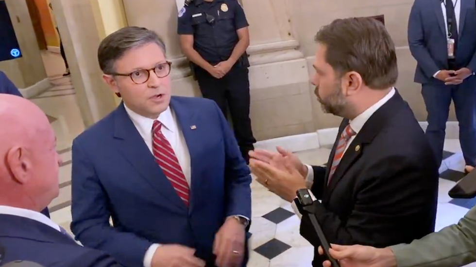 ‘Covering up for pedophiles’: Dem lobs ugly accusation at Mike Johnson in public spat