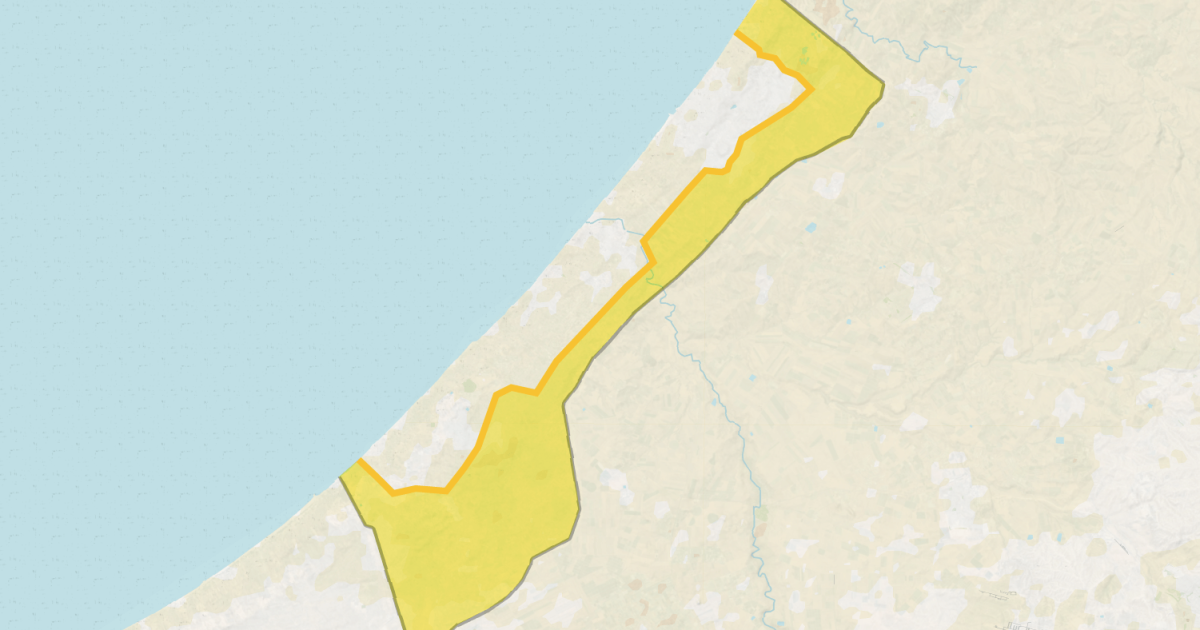 Map of Gaza shows how Israeli forces will withdraw under ceasefire deal