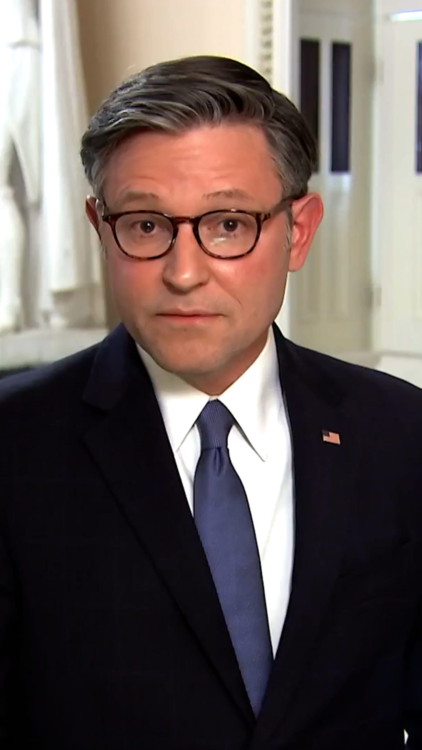 Speaker Johnson talks potential mass federal layoffs