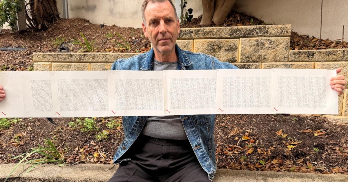 I’ve got the world’s longest name – it contains 2,253 unique words