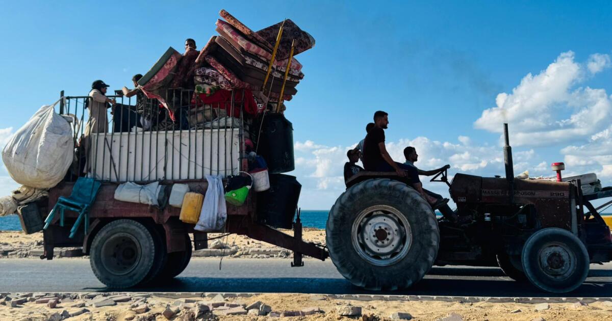 ‘We’re chasing what’s left of life’: Gazans journey back to destruction