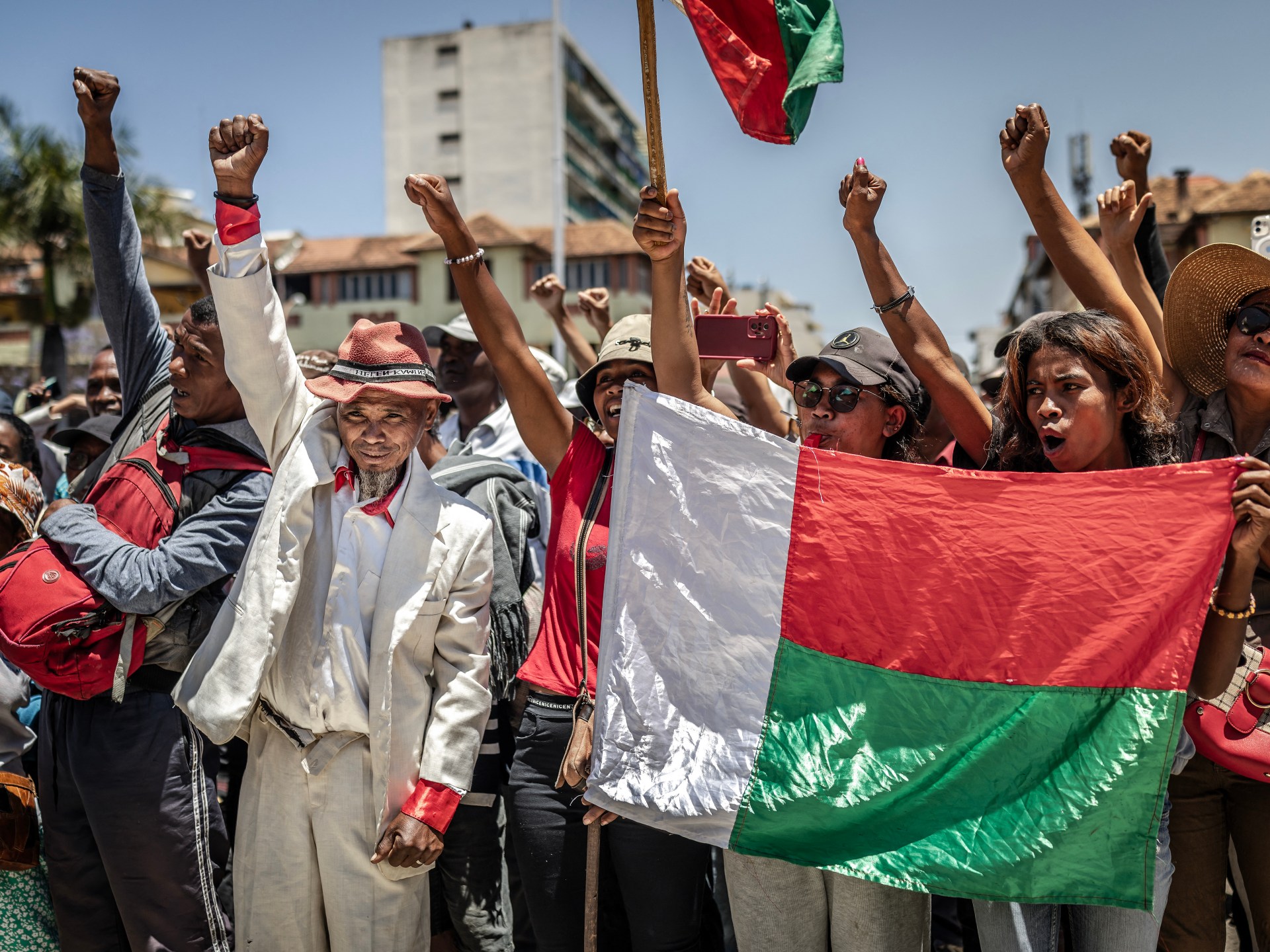 Madagascar president dissolves parliament after fleeing army-backed protest