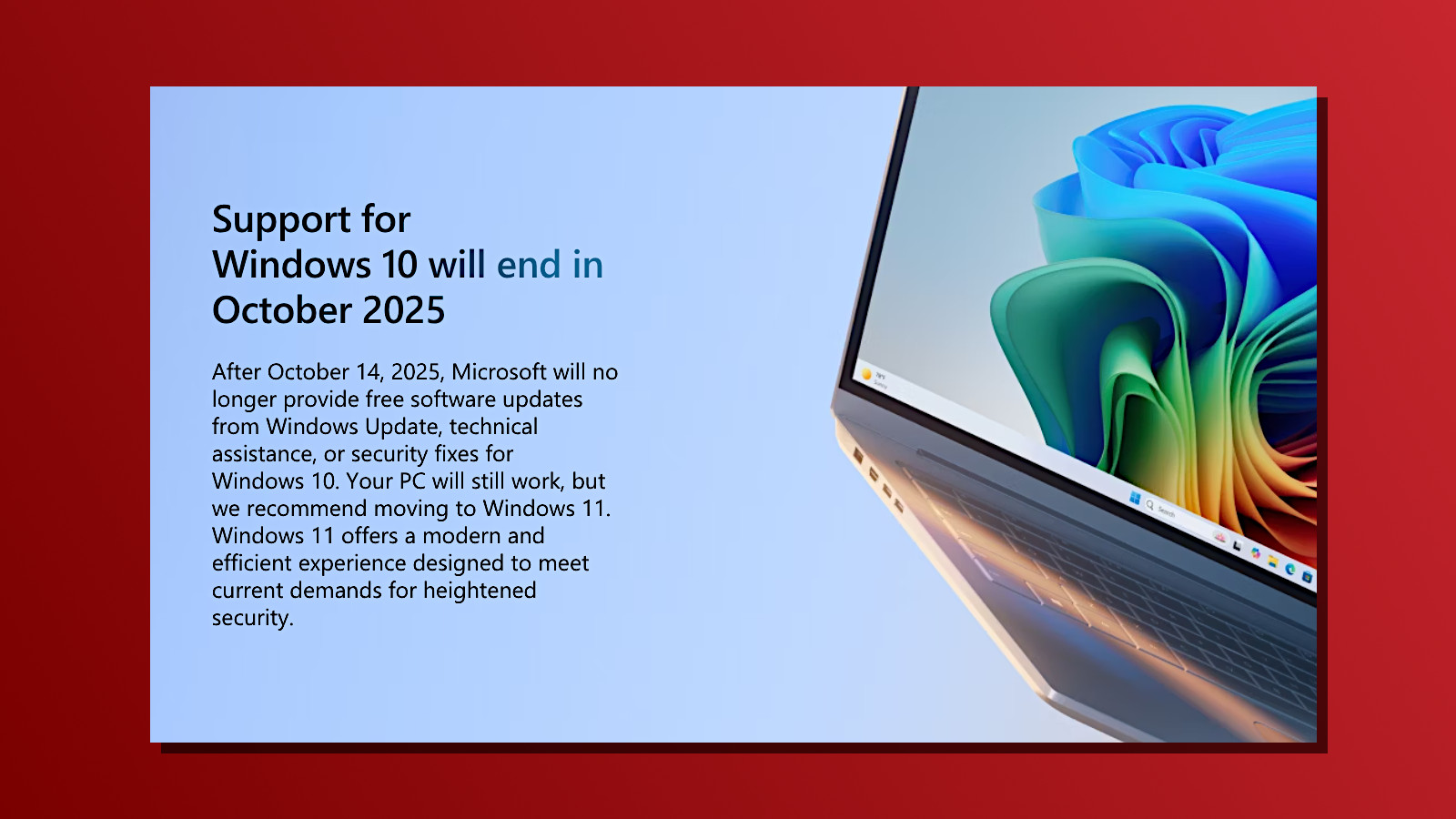 It’s here! Windows 10’s end-of-support deadline arrives