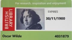 Oscar Wilde’s library card reissued 130 years after being revoked over gay conviction