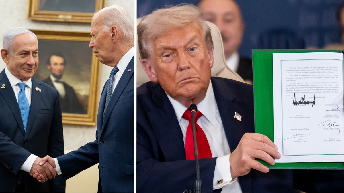 Rumor claims Trump used Biden’s ‘exact deal’ to end war in Gaza. That’s not true