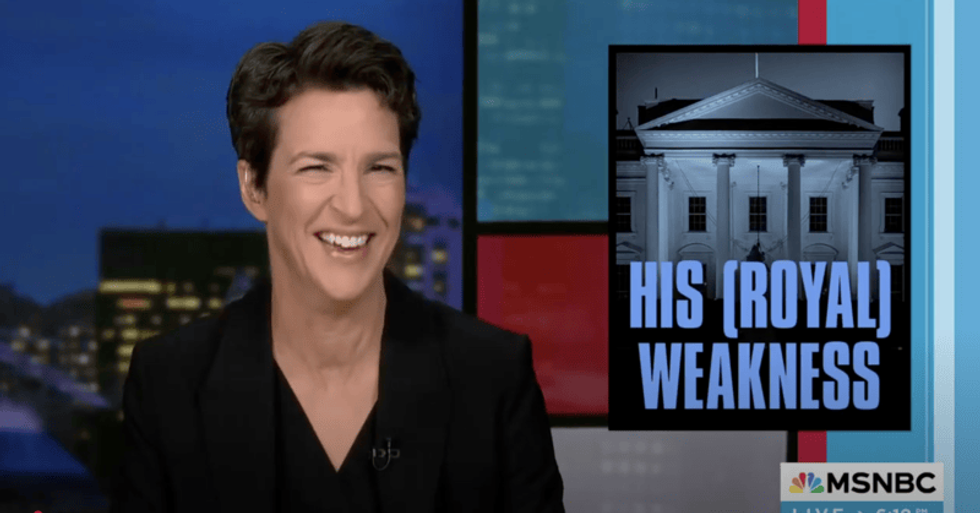 MSNBC’s Rachel Maddow says Trump ‘pulling out all the last stops’ to avoid this scandal