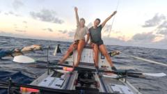 Watch: Brits row from Peru to Australia in tiny boat