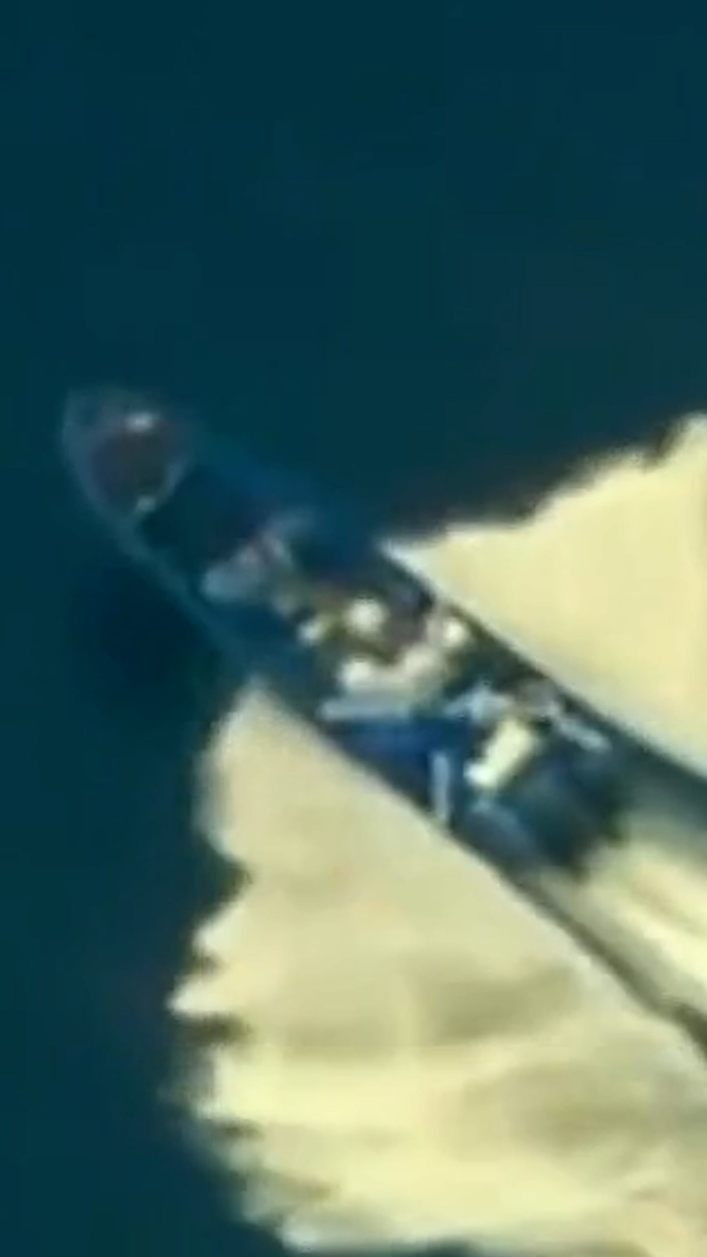 Video shows military strike on alleged drug vessel
