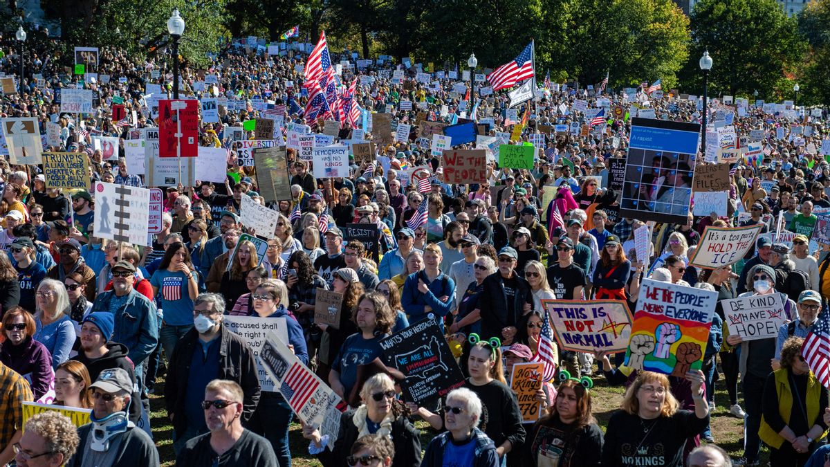 Watch out for posts claiming MSNBC aired old footage during report on Boston ‘No Kings’ protest