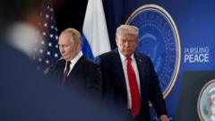 Trump says Putin talks ‘don’t go anywhere’ as he imposes new sanctions