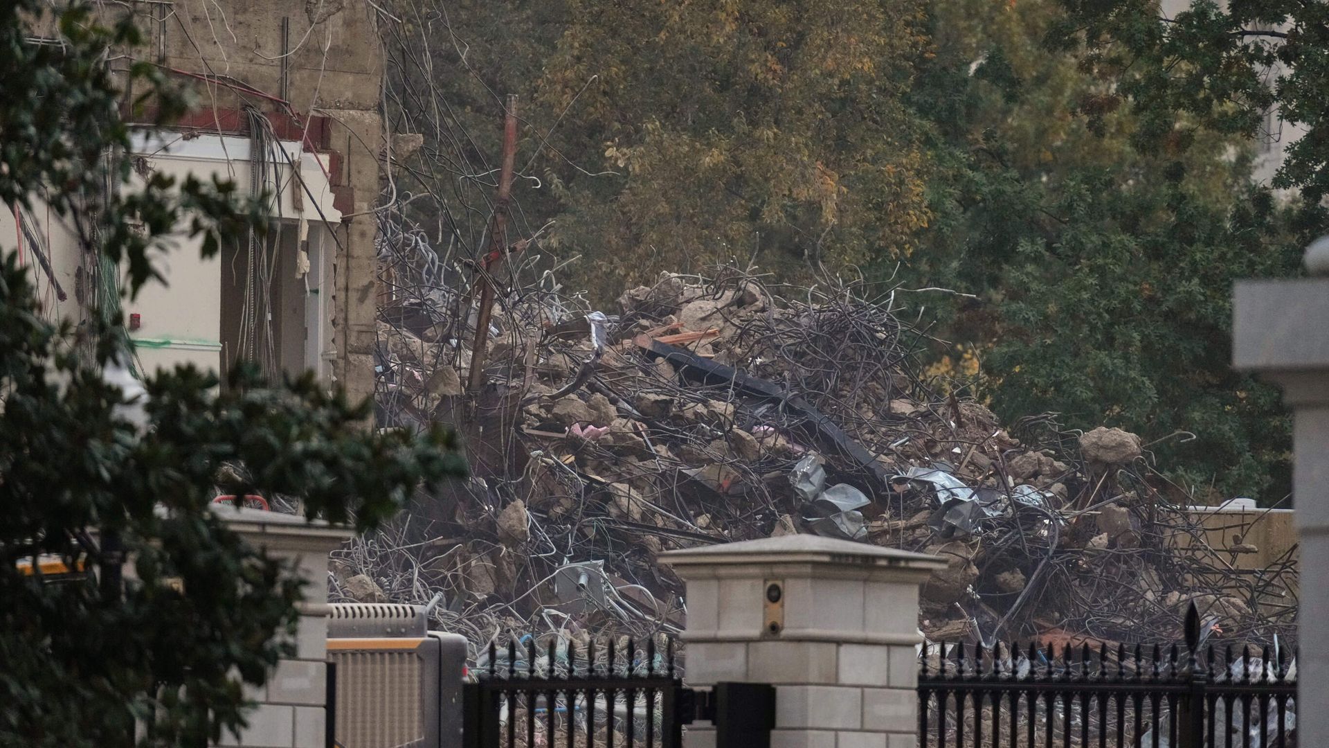 Entire East Wing of White House will be demolished for ballroom – as Trump urged to pause project