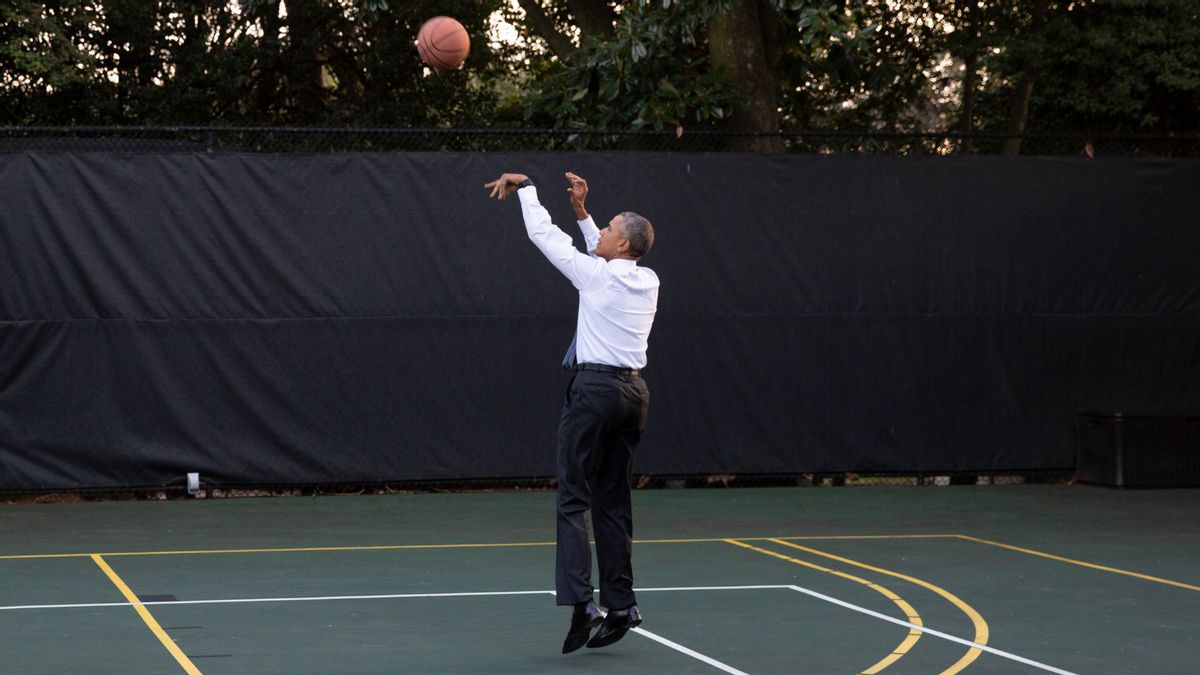 Image doesn’t show White House after Obama ‘wrecked’ it to add basketball court