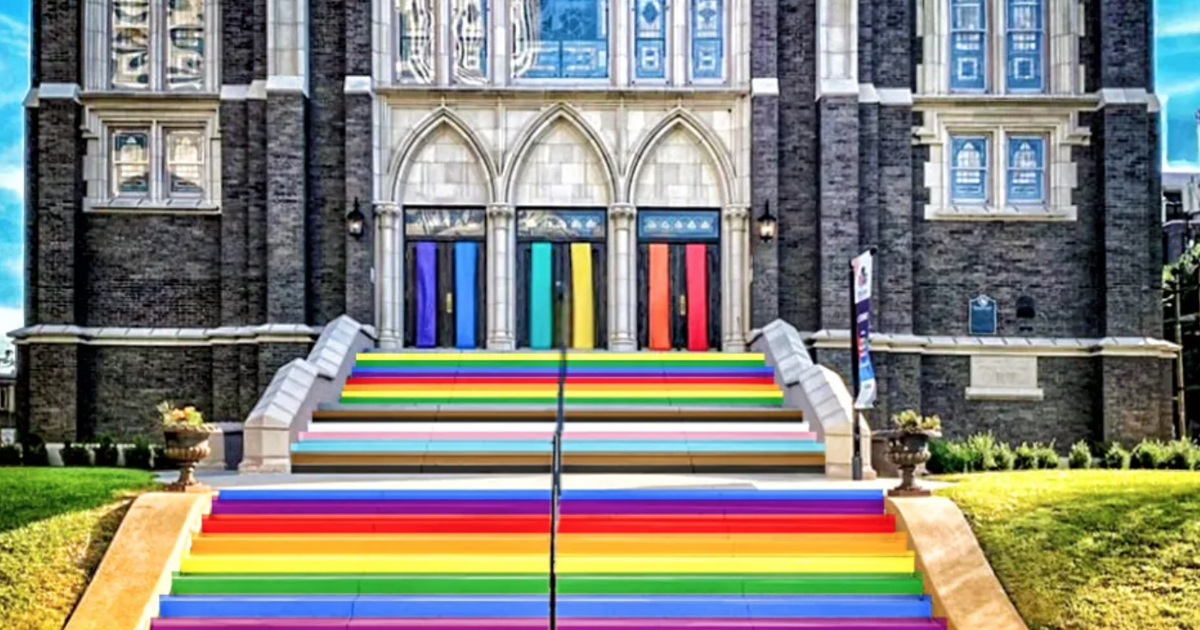 Greg Abbott is removing rainbow crosswalks. This church found a way to fight back.