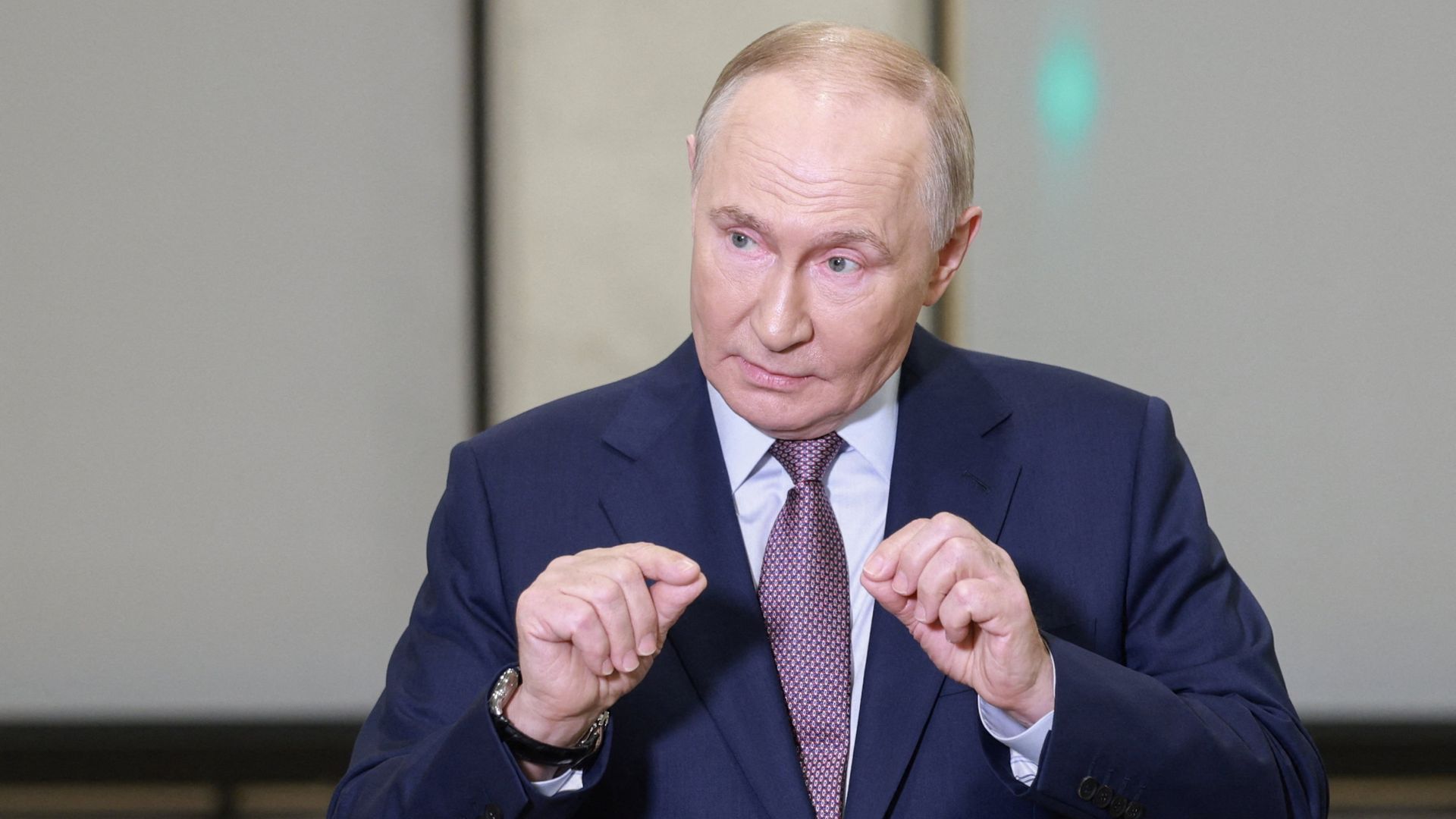 Defiant Putin insists Trump’s sanctions on oil companies won’t affect Russia’s economy