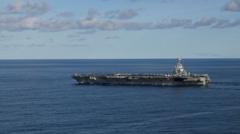 US sends world’s largest warship towards Caribbean as it ramps up military presence