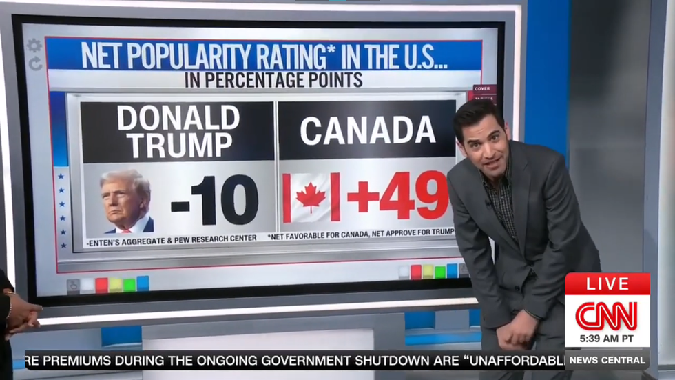 ‘Far more popular than you!’ CNN data guru mocks Trump over new polling in Canada feud