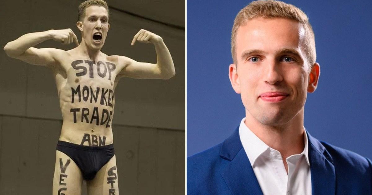 Politician hauled out of live TV debate after being mistaken for vegan streaker