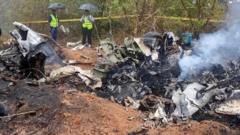 Tourist plane crash in Kenya kills 11 on board