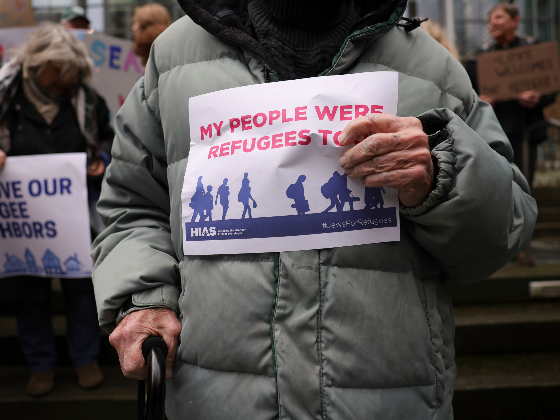 Trump announces  lowest refugee admission cap in US history at 7,500