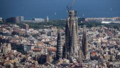 Barcelona’s Sagrada Família becomes world’s tallest church