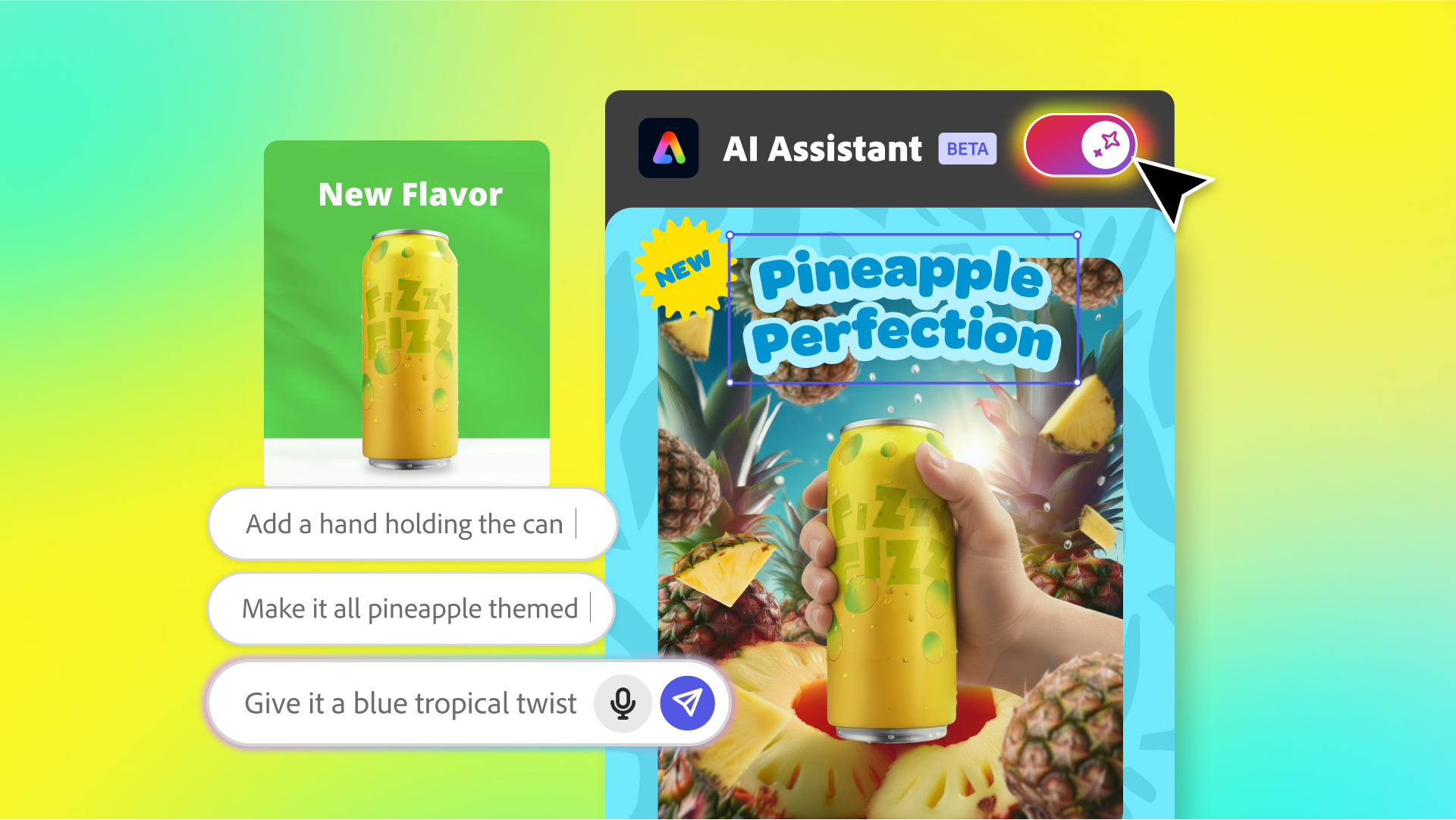 Adobe AI assistants let you edit images in Photoshop and Express via prompts