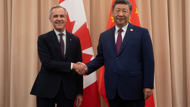 Carney and Xi agree to tackle ‘irritants’ in Canada-China relationship