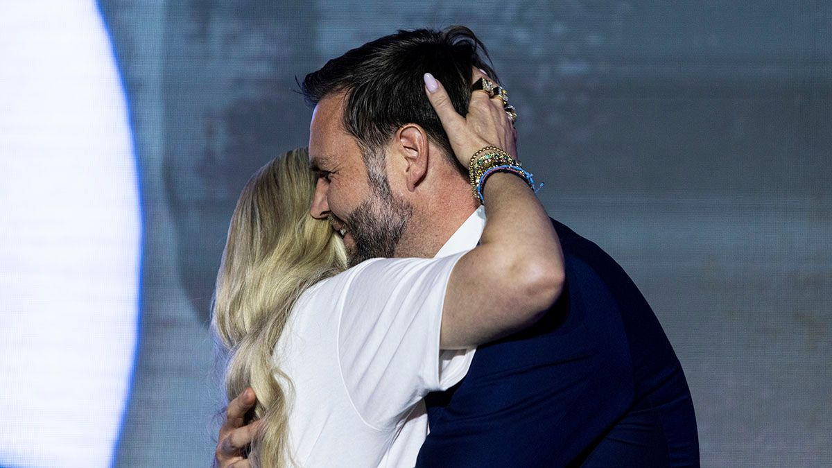 Erika Kirk and JD Vance spark affair rumors, but there’s no evidence they’re true