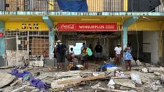 Scavenging for food in streets – desperation takes hold in Jamaica after hurricane