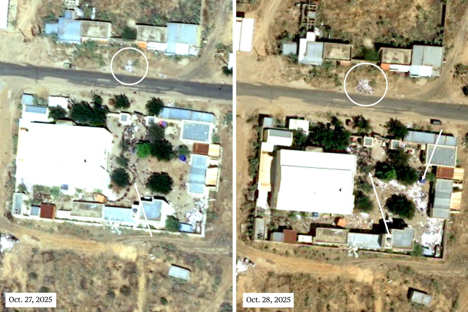 Visible from space, bloody sands expose the slaughter of tens of thousands of in Sudan