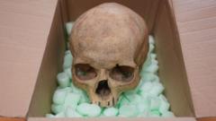 Sixty years after tourist stole skull from cathedral, he sends it back