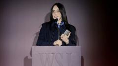 ‘Give your money away,’ Billie Eilish tells billionaires
