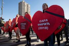 Anger lingers in Serbia a year after train station tragedy