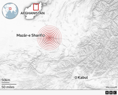 At least eight dead after magnitude-6.3 earthquake hits Afghanistan