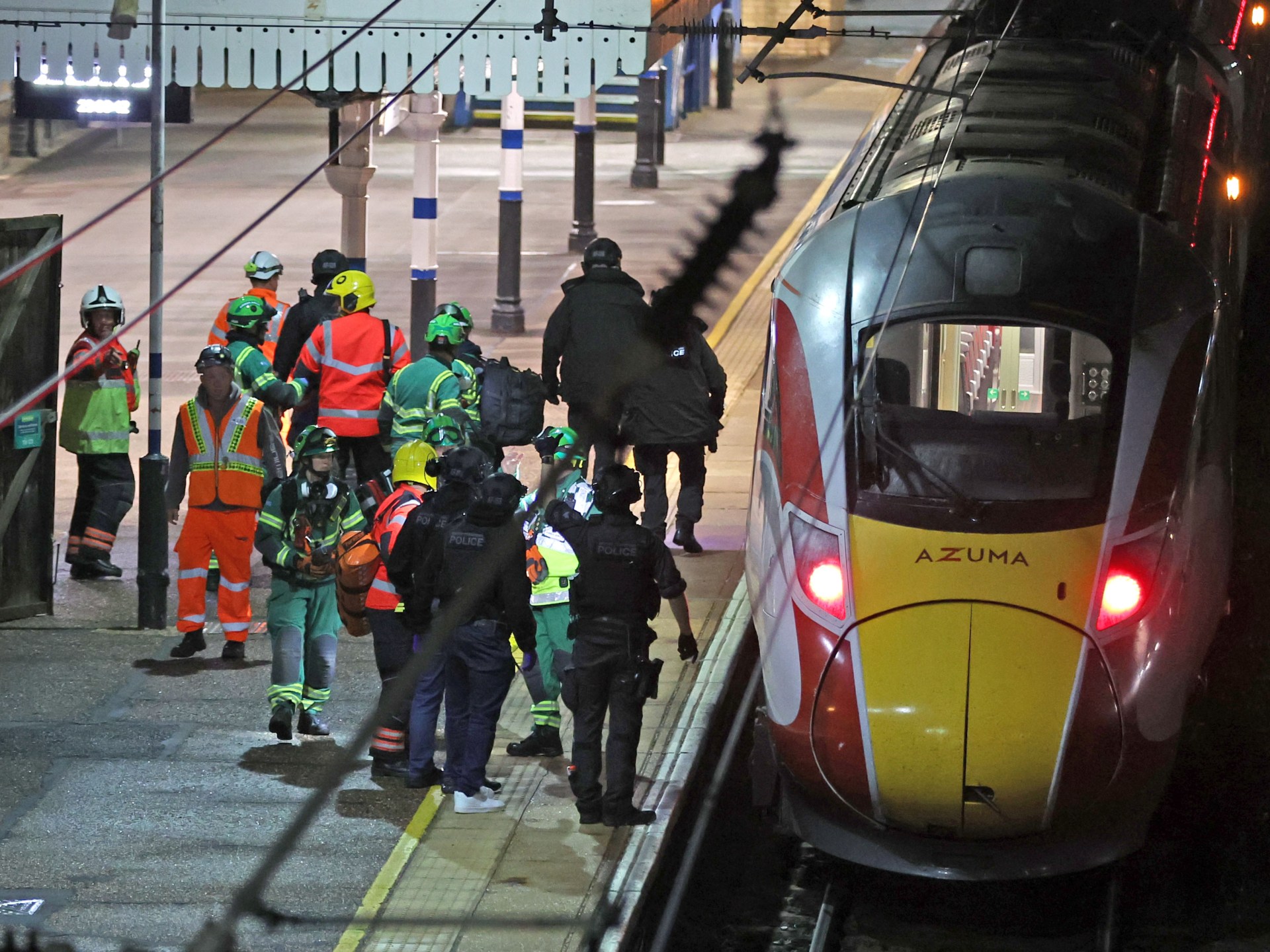 UK police charge man with attempted murder over train stabbing