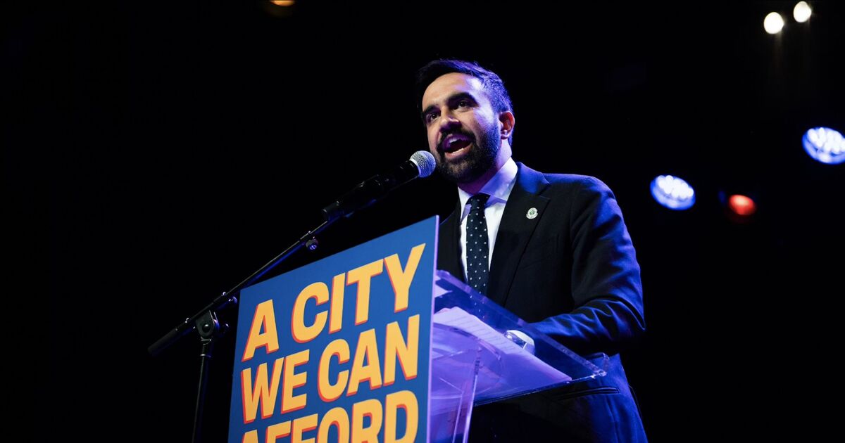 Crowd goes wild as Zohran Mamdani takes the stage at late-night queer Halloween party