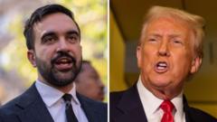 Trump backs Cuomo for New York City mayor and threatens to cut funding if Mamdani wins